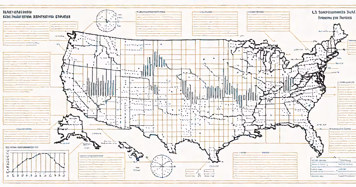 Graph showing U.S. inflation rate trends from 2010 to 2023, with spikes during pandemic and post-pandemic periods