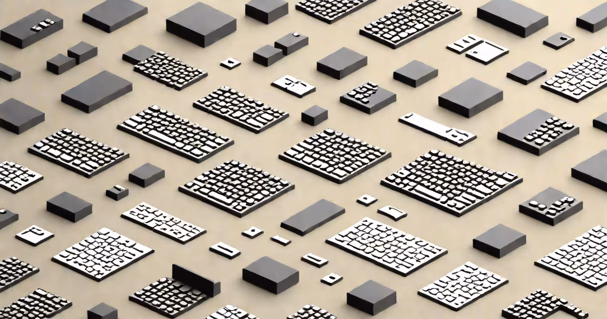 Close-up of typed special A characters on a keyboard, including À, Á, Â, Ä, and Æ