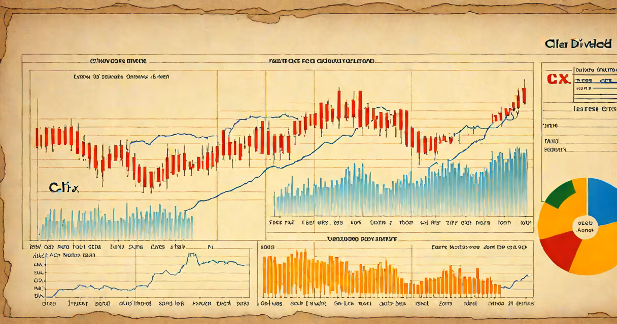 Clorox stock chart with dividend yield highlighted on a financial dashboard