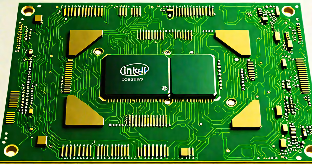 Intel Core 2 Quad Q9550 processor on a white background, showing the LGA 775 socket footprint