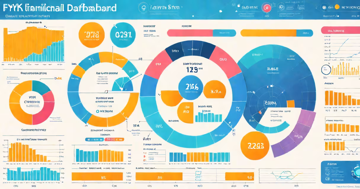 Infographic showing FYKI as a financial dashboard metric with date and performance chart